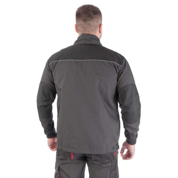 Куртка рабочая 80% полиэстер, 20% хлопок, плотность 260 г/м2, L Intertool SP-3003