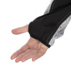 Куртка SOFTSHELL серого цвета с черными вставками, ткань 100% полиэстер 270 G Intertool SP-3114