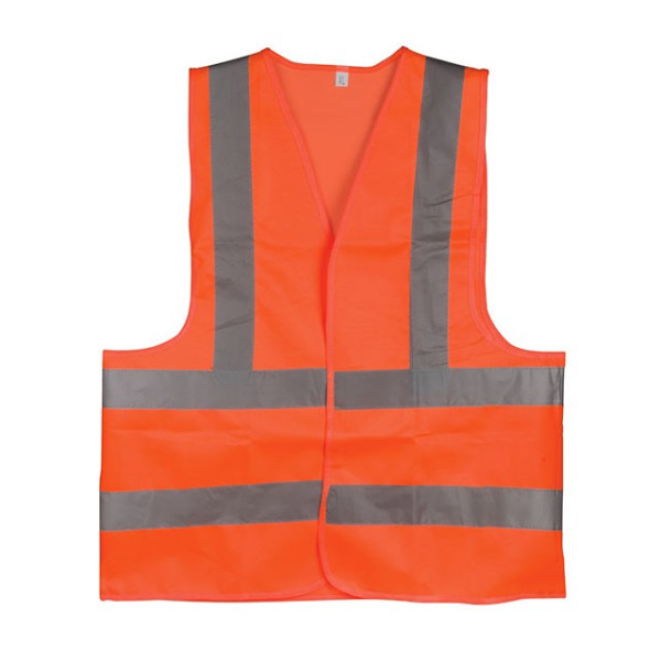Жилет сигнальний оранжевий XL (60*70 см), 120 гр/м2 Intertool SP-2028