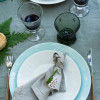 Set of glasses La Rochere Abeille, green, 180 ml, h 9.5 cm, diameter 7.7 cm, 4 pcs.
