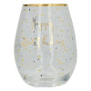 Стакан для вина CreativeTops Happy Birthday Wedding Belles, 590 мл