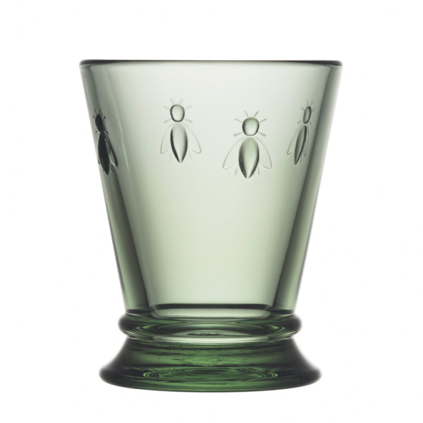 La Rochere Abeille glass, green, h max. 9.5 cm, diameter 7.7 cm, 180 ml
