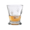 Стакан воды La Rochere Fleur de Lys, h 10,3 см, 0,25 л