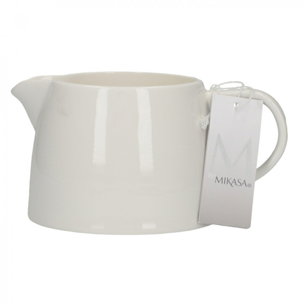 Milk jug Mikasa Ridged, porcelain, 350 ml