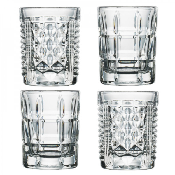 Set of La Rochere AFTER shot glasses, h 6.5 cm, 60 ml, 4 pcs.