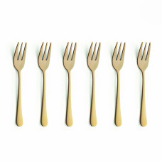 Set of dessert forks Amefa AUSTIN GOLD, 6 pcs.