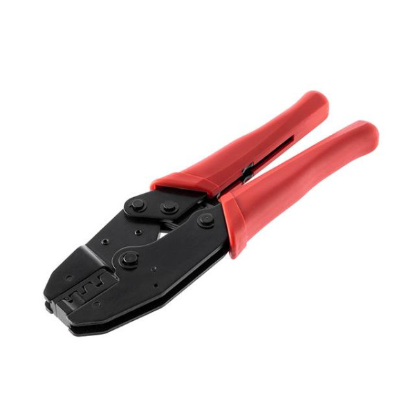 Клещи для обжима контактов с храповым механизмом (0,5 – 1/1,5 – 2,5/4 – 6 мм) Intertool HT-7050