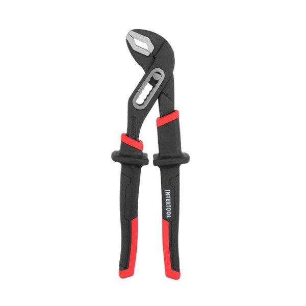 Plumbing pliers 250 mm, forged iron 40CrV, two-component handles STORM Intertool NT-0165