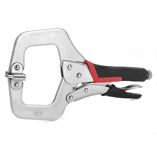 Клещи зажимные C-type 280 мм, CrV Intertool UT-5206