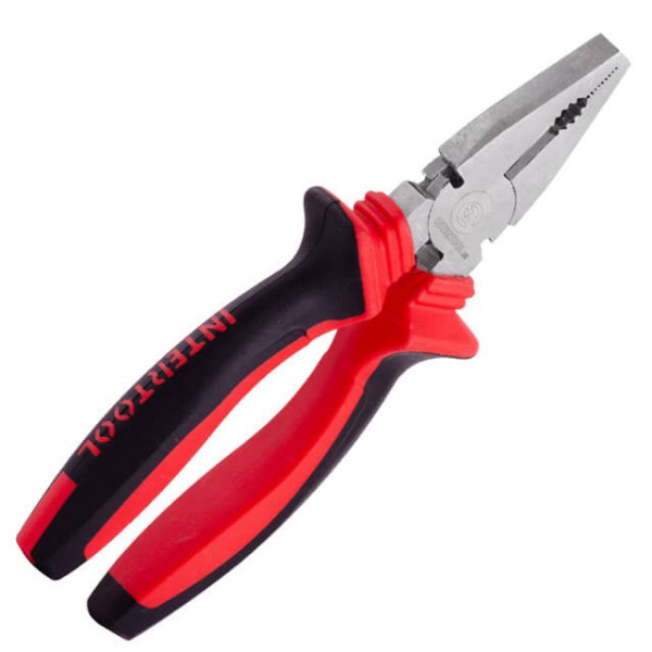 Pliers 180 mm, 40CrV, phosphated, polished. Intertool NT-0118