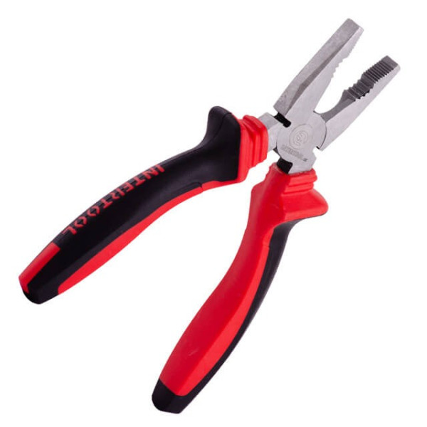 Pliers 180 mm, 40CrV, phosphated, polished. Intertool NT-0118