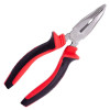 Pliers elongated curved 160 mm, 40CrV, phosphated, polished. Intertool NT-0146