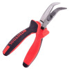 Pliers elongated curved 160 mm, 40CrV, phosphated, polished. Intertool NT-0146