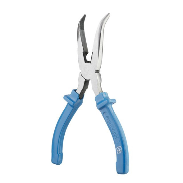 Щипцы удлиненные изогнутые 180 мм Intertool HT-0125