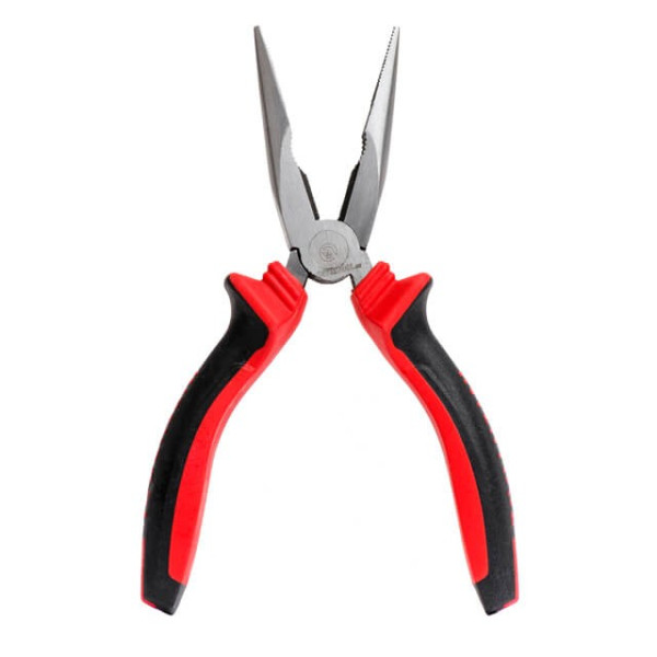 Pliers elongated straight 160 mm, 40CrV, phosphated, polished. Intertool NT-0136