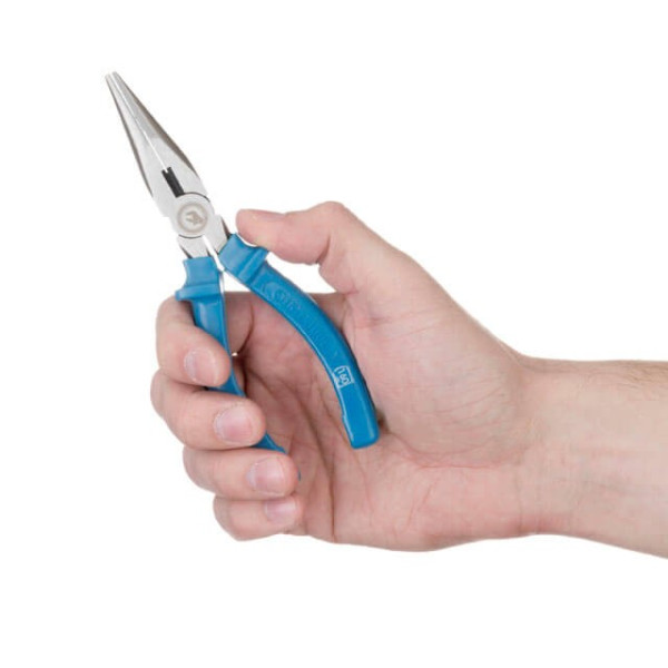 Pliers elongated straight, 160 mm Intertool HT-0121