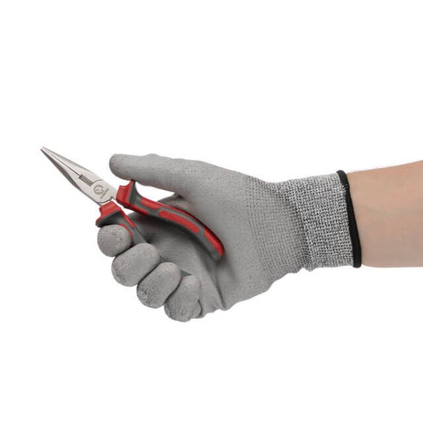 Pliers elongated straight 160 mm Intertool HT-0127