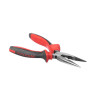 Pliers elongated straight 180 mm, 40CrV, phosphated, polished. Intertool NT-0138