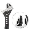 Wrench 200 mm forged, TPR handle, HRC 40 ~ 50, Cr-V STORM Intertool XT-0075