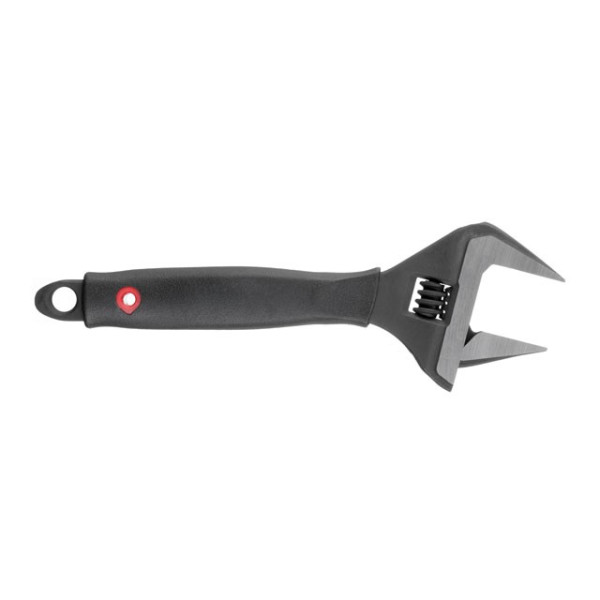 Spanner 200 mm, rubberized handle, jaw spacing 38 mm, CrV Intertool XT-0045