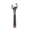 Wrench 250 mm forged, TPR handle, HRC 40 ~ 50, Cr-V STORM Intertool XT-0080