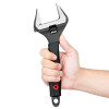 Spanner 250 mm, rubberized handle, jaw pitch 50 mm, CrV Intertool XT-0050