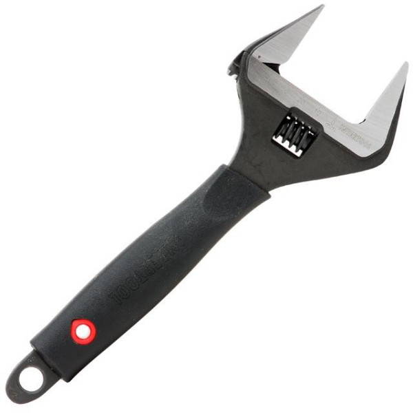Spanner 250 mm, rubberized handle, jaw pitch 50 mm, CrV Intertool XT-0050