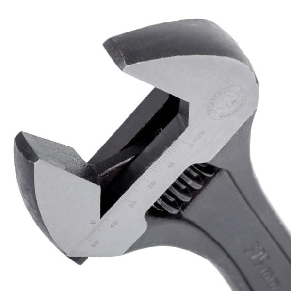 Spanner 380 mm, Cr-V, black, phosphated, Intertool XT-0065