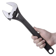 Spanner 380 mm, Cr-V, black, phosphated, Intertool XT-0065