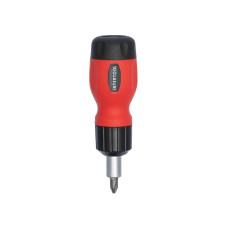 Отвертка реверсивная с комплектом насадок 6 единиц Intertool VT-1009