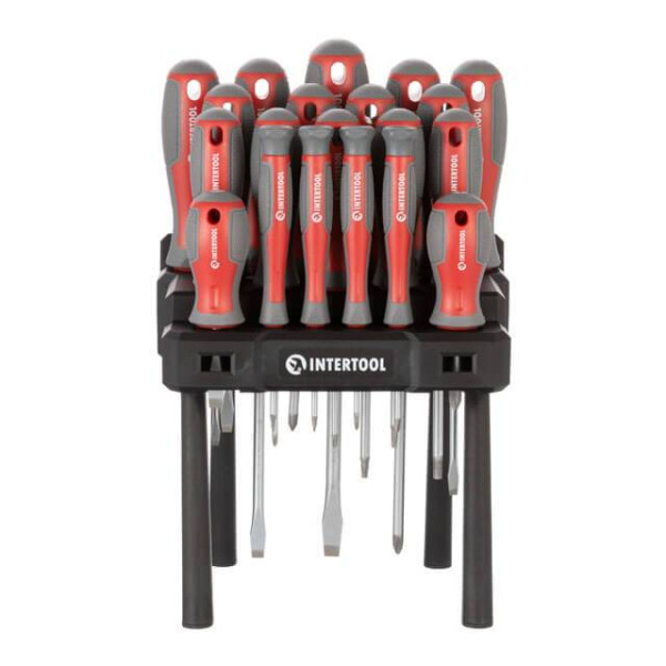 Screwdriver set of 20 units Intertool VT-3371