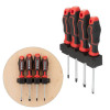 Set of 4 screwdrivers (SL5.0*100 mm, SL6.0*100 mm, PH1*100 mm, PH2*100 mm), STORM Intertool VT-3434