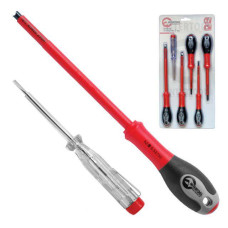Screwdriver set 6 units, 1000 V Intertool VT-2107