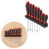 Set of 8 screwdrivers (SL5.0*100 mm, SL6.0*38 mm, SL6.0*125 mm, SL8.0*150 mm, PH0*75 mm, PH1*100 mm, PH2*38 mm, PH2* 125 mm), STORM Intertool VT-3438