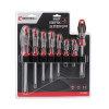 Set of 8 screwdrivers (SL5.0*100 mm, SL6.0*38 mm, SL6.0*125 mm, SL8.0*150 mm, PH0*75 mm, PH1*100 mm, PH2*38 mm, PH2* 125 mm), STORM Intertool VT-3438