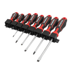 Set of 8 screwdrivers (SL5.0*100 mm, SL6.0*38 mm, SL6.0*125 mm, SL8.0*150 mm, PH0*75 mm, PH1*100 mm, PH2*38 mm, PH2* 125 mm), STORM Intertool VT-3438