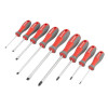 9 Piece Screwdriver Set (SL3.0*75mm, SL5.0*75mm, SL6.0*100mm, SL6.0*150mm, SL8.0*150mm, PH0*75mm, PH1*75mm, PH2*100 mm, PH3*150 mm) Intertool VT-3349