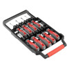 9 Piece Screwdriver Set (SL3.0*75mm, SL5.0*75mm, SL6.0*100mm, SL6.0*150mm, SL8.0*150mm, PH0*75mm, PH1*75mm, PH2*100 mm, PH3*150 mm) Intertool VT-3349