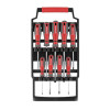 9 Piece Screwdriver Set (SL3.0*75mm, SL5.0*75mm, SL6.0*100mm, SL6.0*150mm, SL8.0*150mm, PH0*75mm, PH1*75mm, PH2*100 mm, PH3*150 mm) Intertool VT-3349