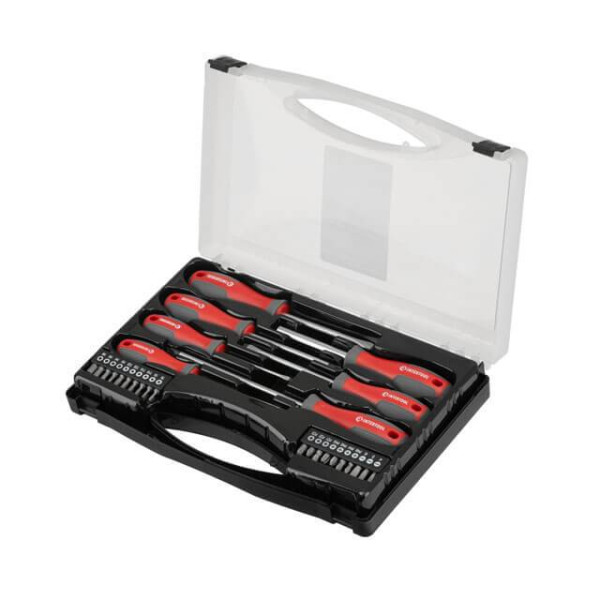 Intertool VT-3351 screwdriver set with a set of 27 pieces