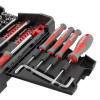 Set of screwdrivers with a set of nozzles and heads 63 units Intertool VT-3363