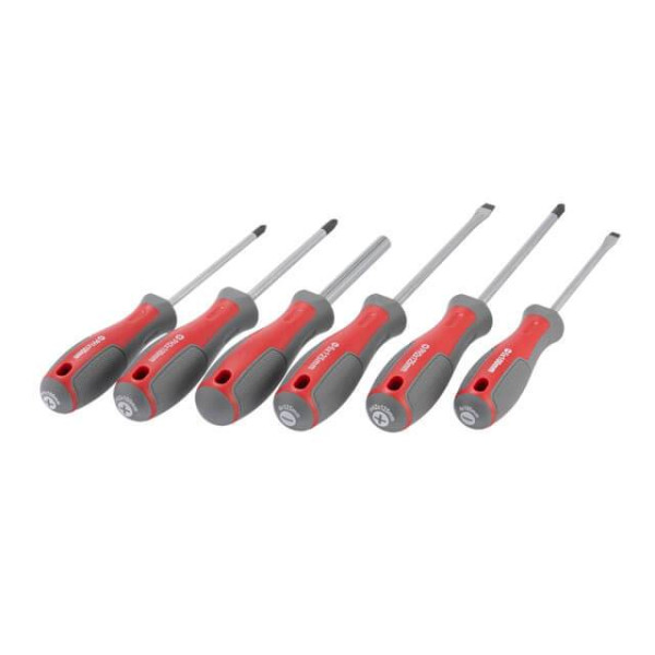Set of screwdrivers with a set of nozzles and heads 63 units Intertool VT-3363