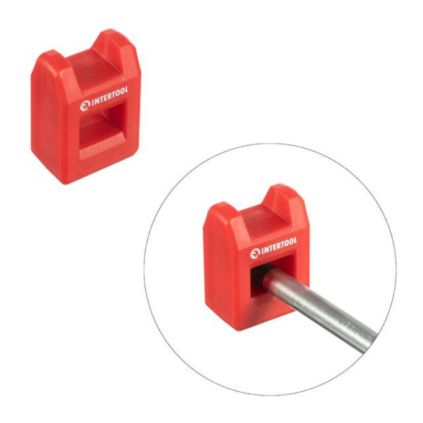 Set of screwdrivers with a set of nozzles and heads 63 units Intertool VT-3363