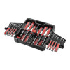 Set of screwdrivers with a set of nozzles and heads 63 units Intertool VT-3363
