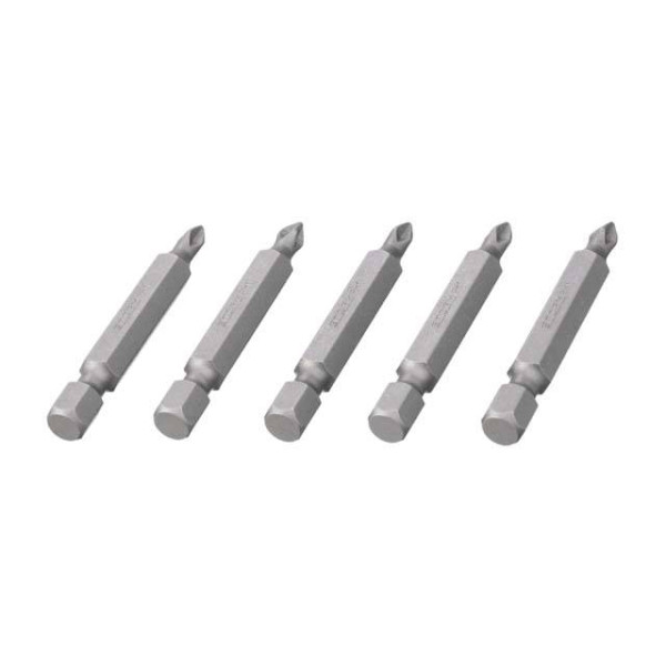 Комплект насадок викруткових PH1 1/4*50 мм, ACR, S2, упаков. 5 одиниць, STORM Intertool VT-0201