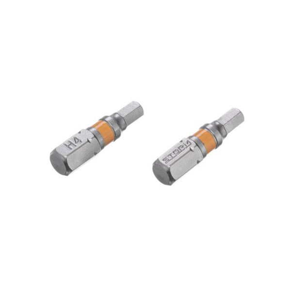 Комплект отверточных насадок Hex H4.0 1/4*25 мм, S2, упаков. 2 единиц, STORM Intertool VT-0227