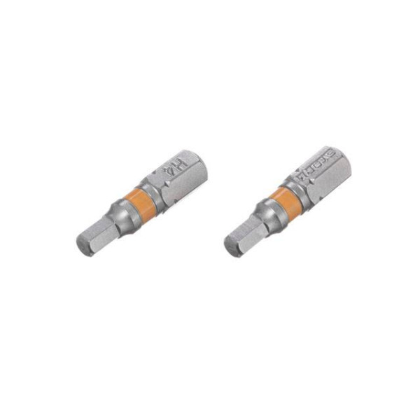 Комплект отверточных насадок Hex H4.0 1/4*25 мм, S2, упаков. 2 единиц, STORM Intertool VT-0227
