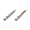 Комплект викруткових насадок Hex H4.0 1/4*50 мм, S2, упаков. 2 одиниць, STORM Intertool VT-0228
