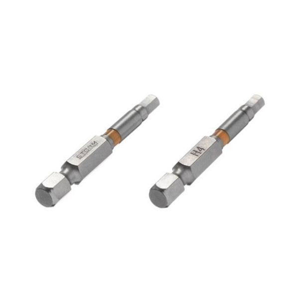 Комплект викруткових насадок Hex H4.0 1/4*50 мм, S2, упаков. 2 одиниць, STORM Intertool VT-0228