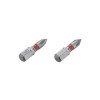 Комплект викруткових насадок PH1 1/4*25 мм, S2, упаков. 2 одиниць, STORM Intertool VT-0217
